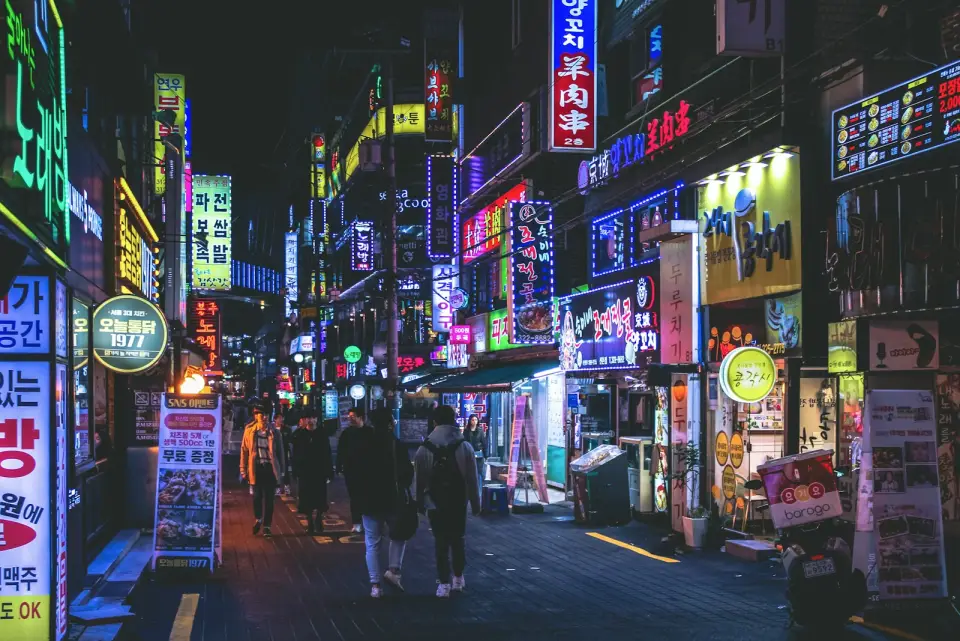 Seoul skyline and Namsan tower